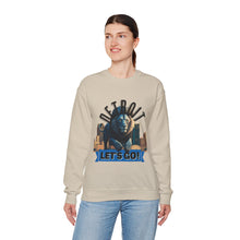 Load image into Gallery viewer, Detroit Football Let's Go Lions Crewneck Sweatshirt