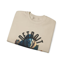 Load image into Gallery viewer, Detroit Football Let's Go Lions Crewneck Sweatshirt