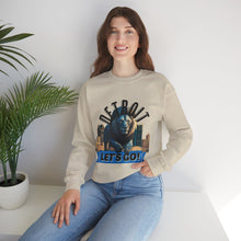 Load image into Gallery viewer, Detroit Football Let's Go Lions Crewneck Sweatshirt