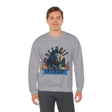Load image into Gallery viewer, Detroit Football Let's Go Lions Crewneck Sweatshirt