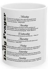 Load image into Gallery viewer, Daily Serenity Prayer Faith Mug with Psalm Inspirational Bible Verses, 11-ounce Ceramic Microwave & Dishwasher Safe Coffee Cup