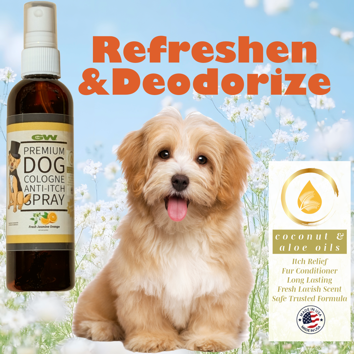 gw-pet-anti-itch-deodorant-spray-for-dogs-and-cats-with-orange-jasmi