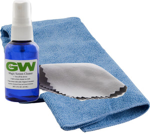 GW MAGIC Screen Cleaner Kit For LED LCD Plasma 4k HDTV TV, Tablets, Laptops, Smartphones, iPhone, iPad with Microfiber Suede Cloth