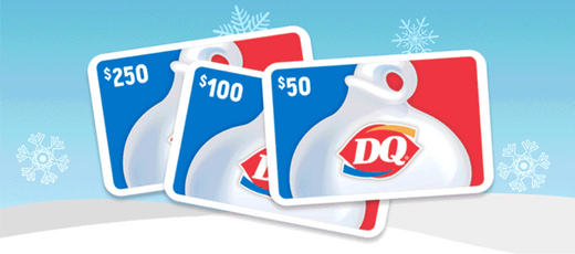 Win DQ Gift Cards