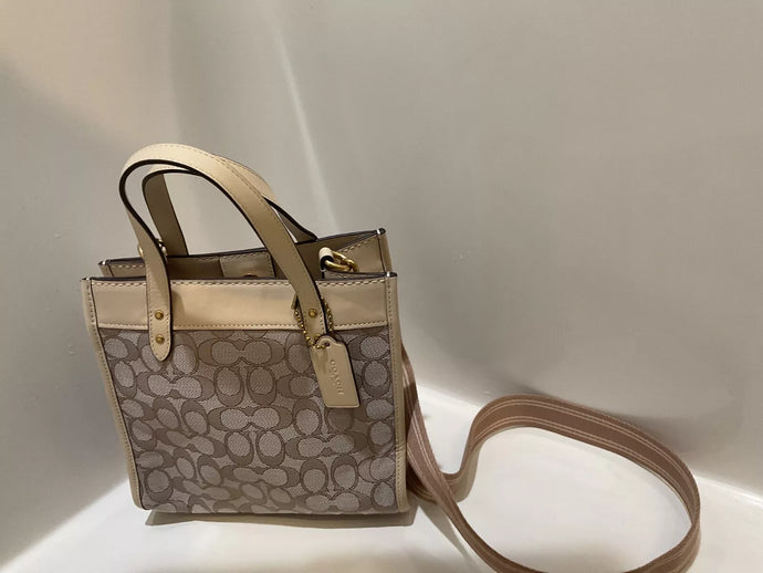 Coach Signature Jacquard Field Tote 22 Crossbody/Shoulder Bag (Small)