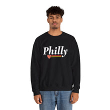 Load image into Gallery viewer, Retro Heart Crewneck Sweatshirt - Unisex Heavy Blend™