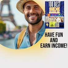 Load image into Gallery viewer, 100 Best Side Hustles Ideas: Business Ideas, Freelance Gigs, Good Small Home Business, and More!