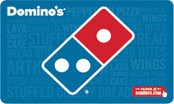 Super Deals: Dominos Pizza E-Gift Card
