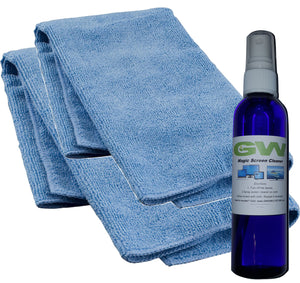 GW MAGIC Screen Cleaner Deluxe Kit with Microfiber Cloths
