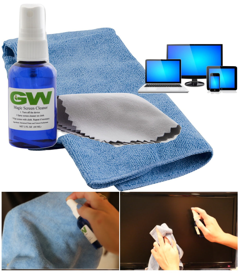 Super Deals: GW MAGIC Screen Cleaner Kit + Free USA Flag Fridge Magnet