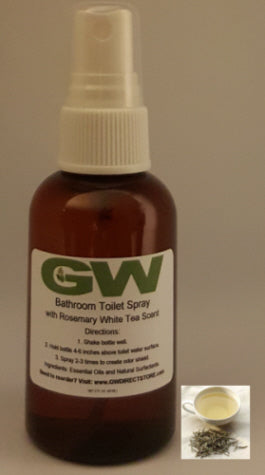 GW Before You Go Bathroom Odor Buster Toilet Spray with Rosemary White Tea Scent