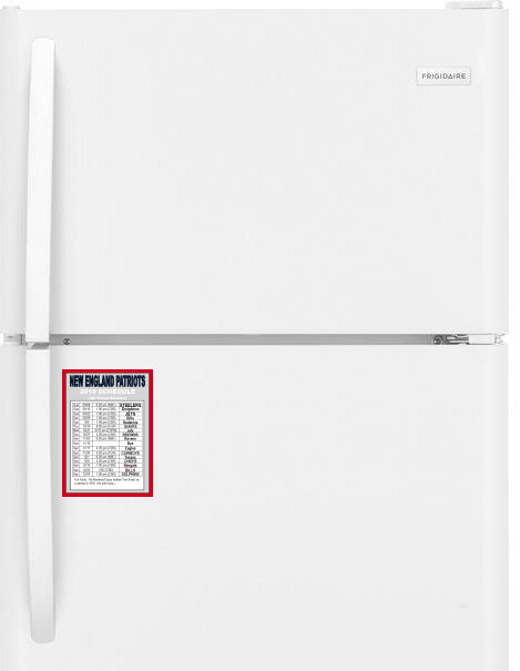 New England Patriots 2019 Schedule Fridge Magnet with TV Listings + Fun Fact